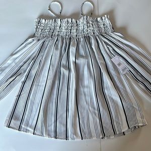 BP Black and White Striped Top. Size large.